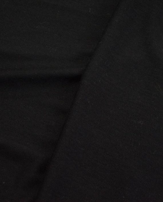 Ткань Трикотаж Вискозный 2262 цвет черный картинка 2