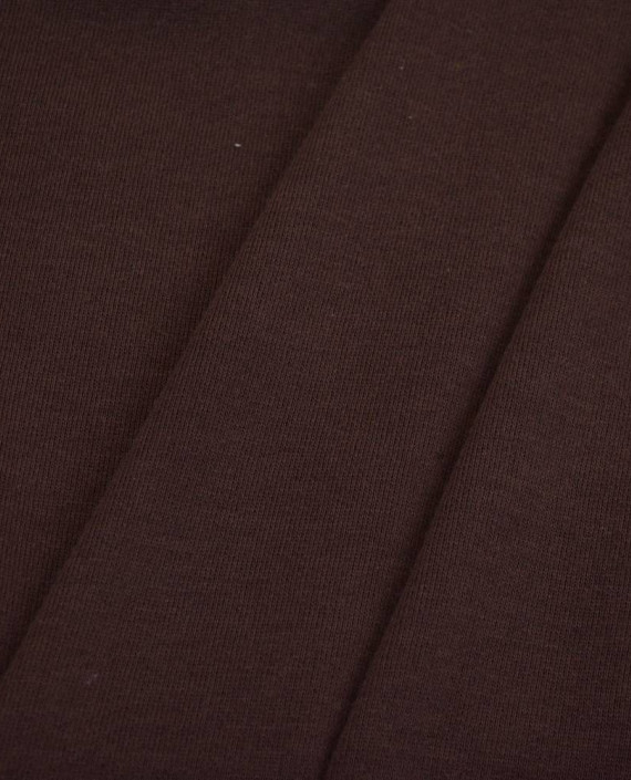 Ткань Трикотаж Футер Хлопковый 2280 цвет коричневый картинка 1