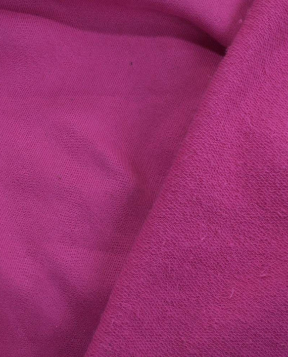 Ткань Трикотаж Футер 3-х нитка 2281 цвет розовый картинка 2