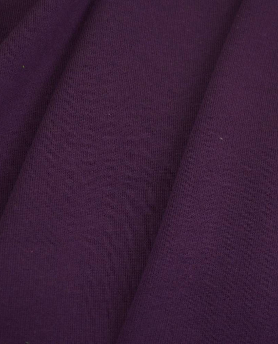 Ткань Трикотаж Футер Хлопковый 2282 цвет фиолетовый картинка 1