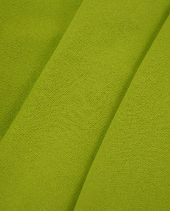 Ткань Трикотаж Футер Хлопковый 2286 цвет зеленый картинка 1