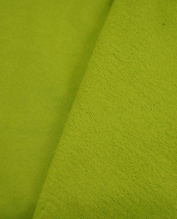 Ткань Трикотаж Футер Хлопковый 2286 цвет зеленый картинка 2