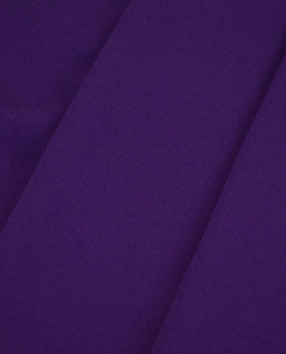 Ткань Трикотаж Футер Хлопковый 2289 цвет фиолетовый картинка 1