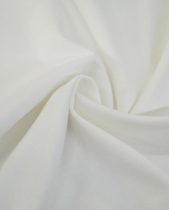 Ткань Трикотаж Джерси Хлопковый 2301 цвет белый картинка