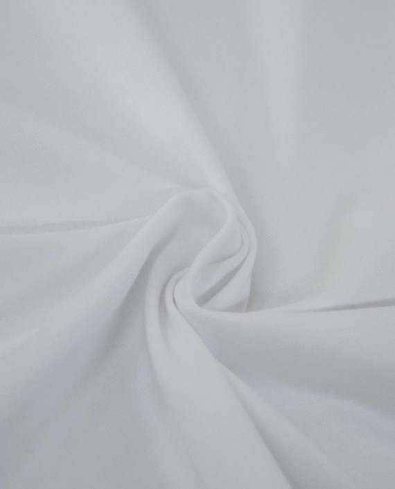 Ткань Трикотаж Хлопковый 2302 цвет белый картинка