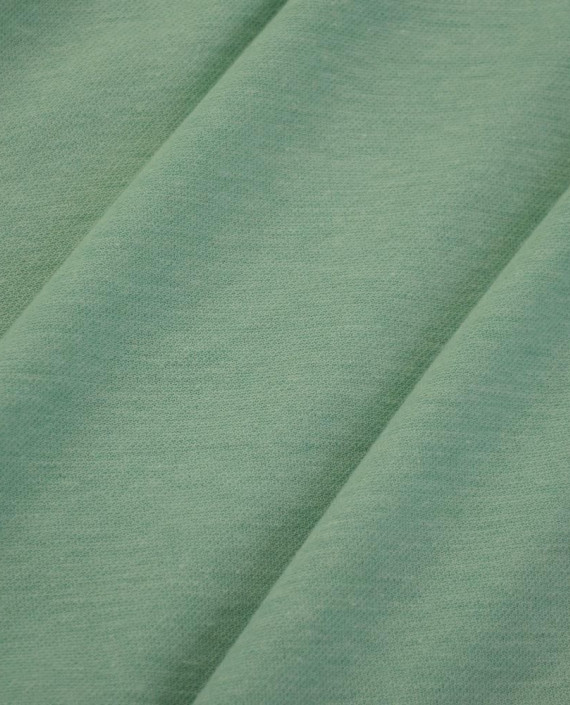 Ткань Трикотаж Пике Хлопковый 2306 цвет зеленый картинка 2