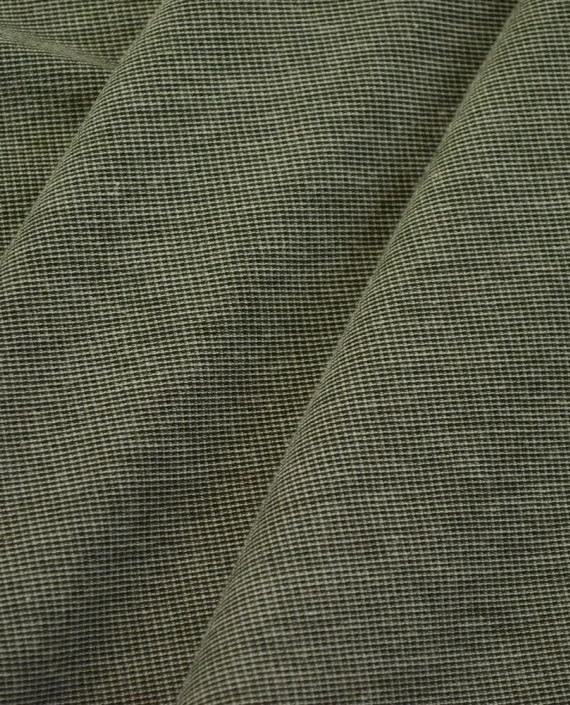 Ткань Трикотаж Хлопковый 2309 цвет серый клетка картинка 1