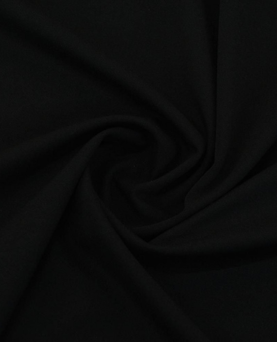 Ткань Трикотаж Хлопковый 2322 цвет черный картинка