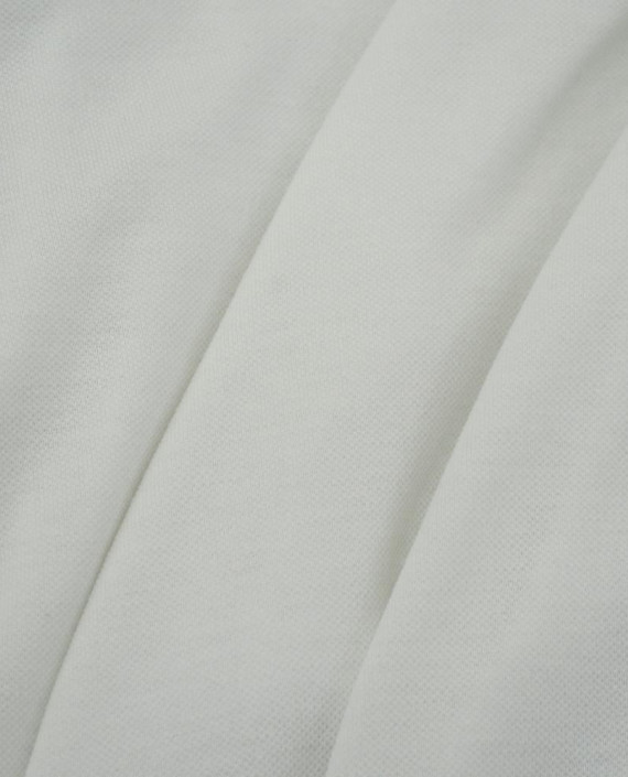Ткань Трикотаж Пике Хлопковый 2330 цвет белый картинка 1