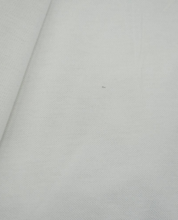 Ткань Трикотаж Пике Хлопковый 2330 цвет белый картинка 2