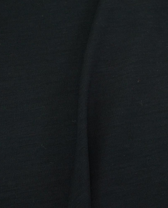 Ткань Трикотаж Джерси Шерстяной 2341 цвет черный картинка 1
