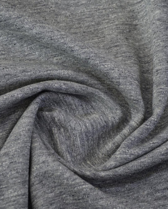 Ткань Трикотаж Футер Хлопковый 2343 цвет серый меланж картинка