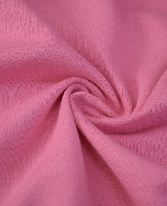 Ткань Трикотаж Футер Хлопковый 2350 цвет розовый картинка