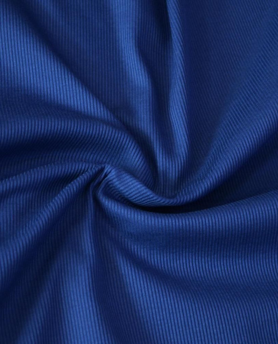 Ткань Трикотаж Лапша Вискозный 2364 цвет синий полоска картинка