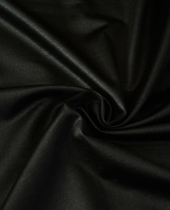 Ткань Трикотаж Полиэстер 2368 цвет черный картинка
