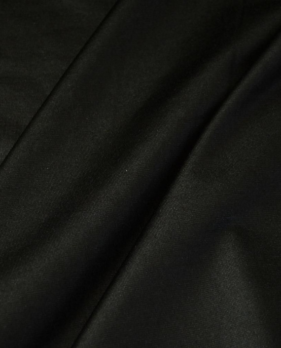 Ткань Трикотаж Полиэстер 2368 цвет черный картинка 1