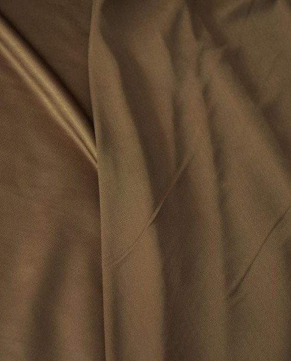 Ткань Трикотаж Масло Вискозный - последний отрез 2,4 12369 цвет коричневый картинка 1
