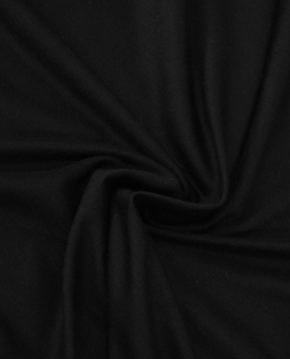 Ткань Трикотаж Вискозный 2381 цвет черный картинка