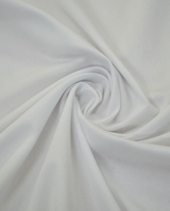 Ткань Трикотаж Полиэстер 2383 цвет белый картинка