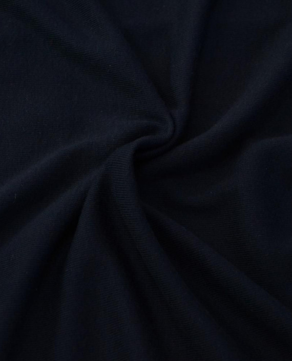 Ткань Трикотаж Хлопок Рибана 2405 цвет синий картинка