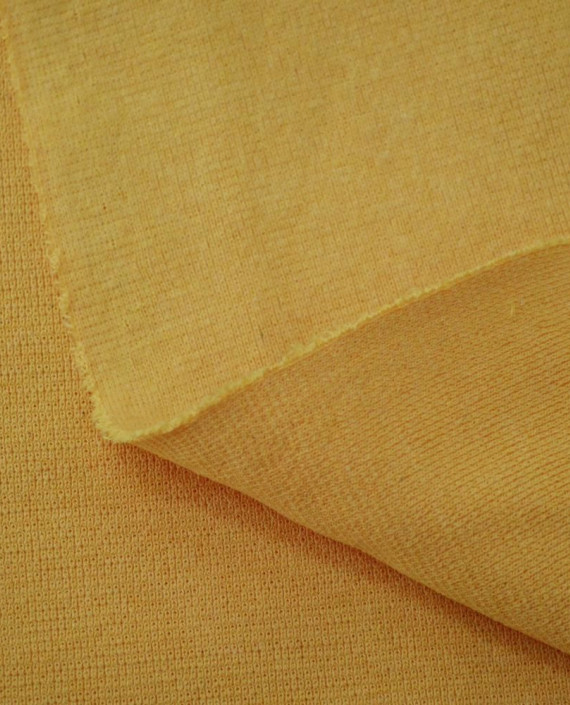 Ткань Трикотаж Хлопок Рибана 2409 цвет оранжевый картинка 1