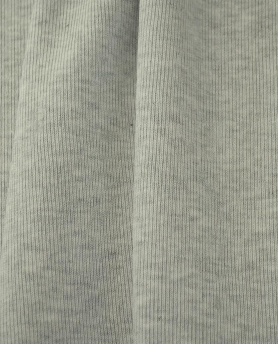 Ткань Трикотаж Хлопок Рибана 2417 цвет серый картинка 2