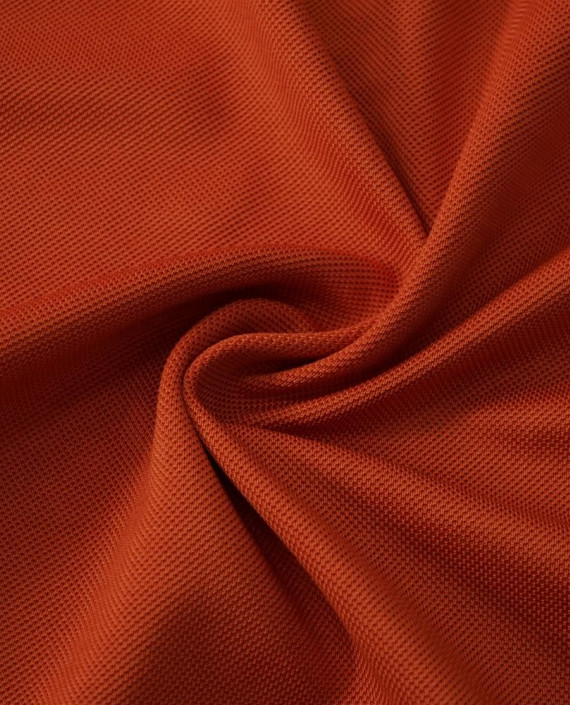 Ткань Трикотаж Хлопок 2419 цвет оранжевый картинка