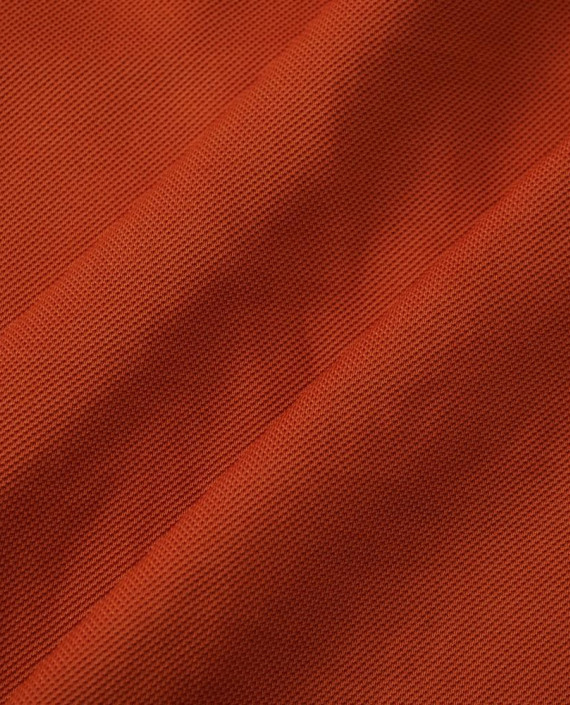 Ткань Трикотаж Хлопок 2419 цвет оранжевый картинка 1