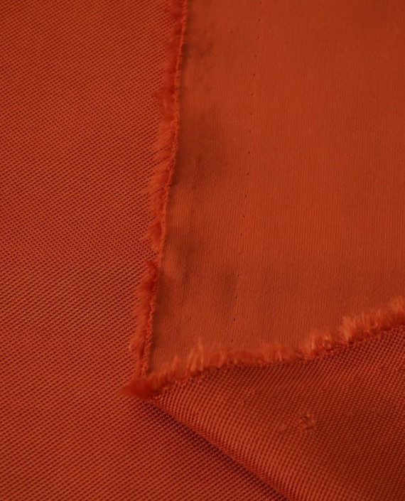 Ткань Трикотаж Хлопок 2419 цвет оранжевый картинка 2