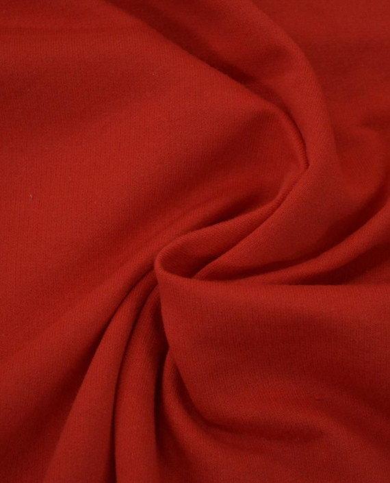 Последний отрез-1.2м Ткань Трикотаж Футер Петля 12425 цвет красный картинка