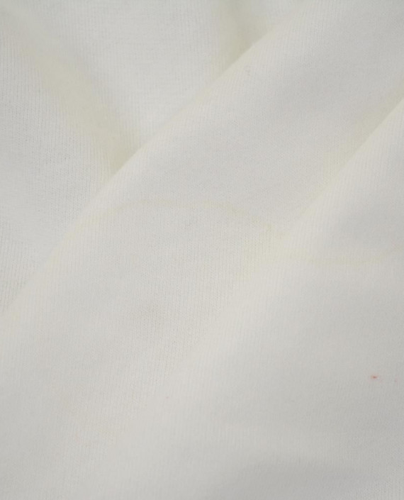 Ткань Трикотаж Футер Петля 2426 цвет белый картинка 1