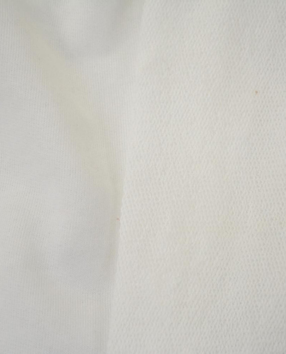 Ткань Трикотаж Футер Петля 2426 цвет белый картинка 2