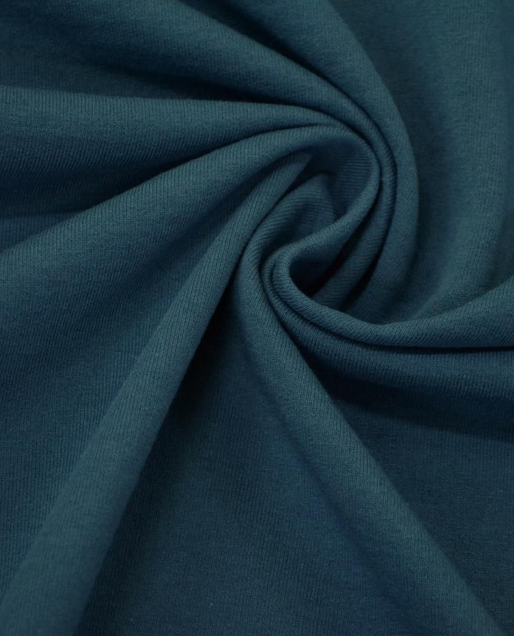 Ткань Трикотаж Футер Петля 2428 цвет синий картинка