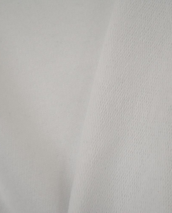 Ткань Трикотаж Футер Петля 2429 цвет белый картинка 2