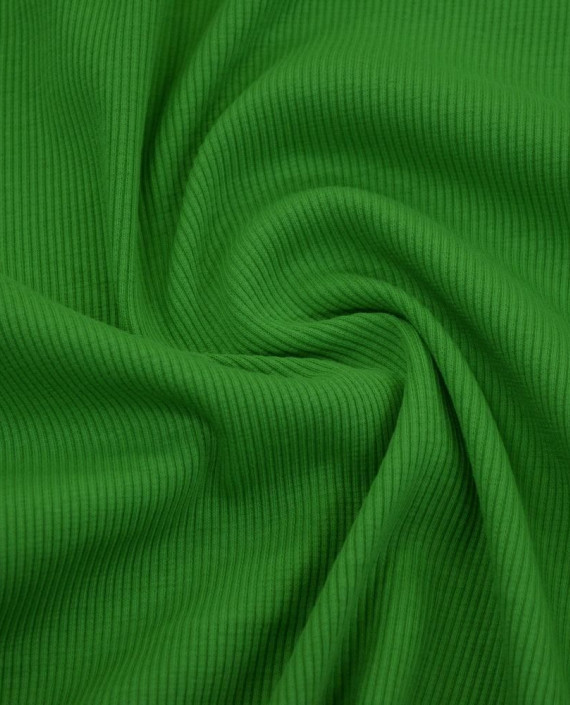 Трикотаж Рибана Хлопок 2440 цвет зеленый полоска картинка