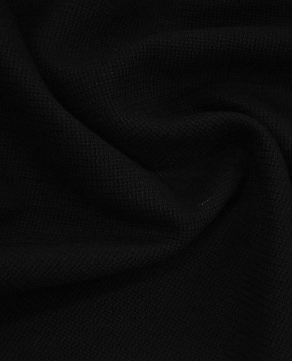 Трикотаж Плотный Хлопок 2446 цвет черный картинка