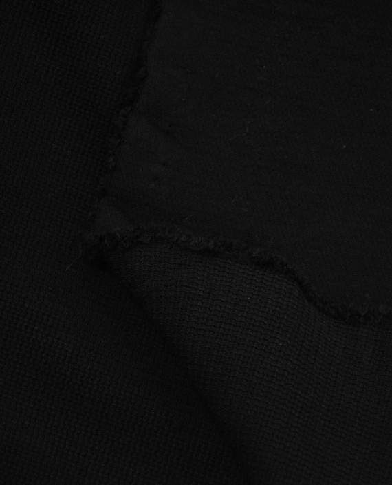 Трикотаж Плотный Хлопок 2446 цвет черный картинка 2