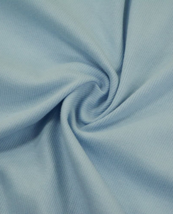 Трикотаж Рибана Вискоза 2455 цвет голубой картинка