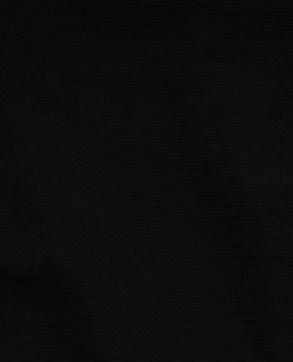 Трикотаж Полиэстер 2457 цвет черный полоска картинка 2