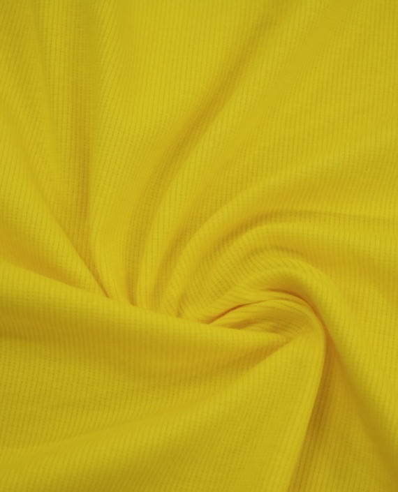 Трикотаж Рибана Вискоза 2461 цвет желтый полоска картинка