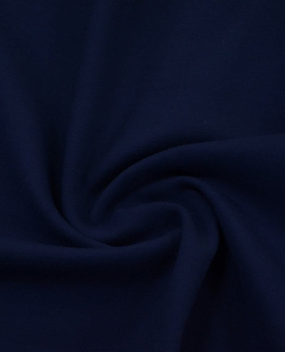 Последний отрез-1.6м Трикотаж Плотный Хлопок 12469 цвет синий картинка