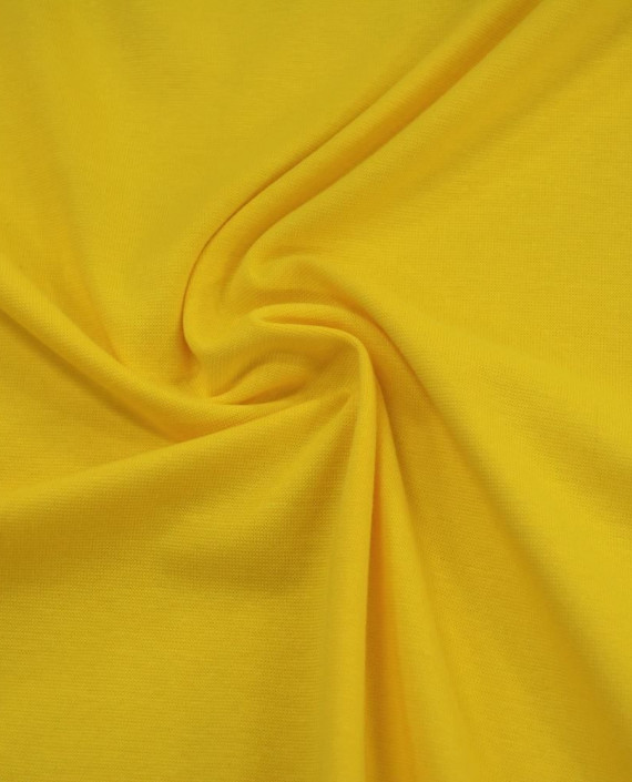 Трикотаж Плотный Хлопок 2473 цвет желтый картинка