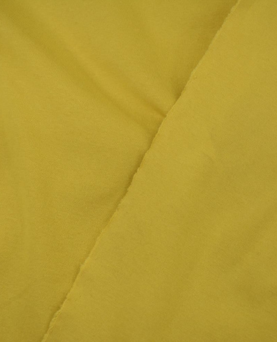 Трикотаж Плотный Хлопок 2476 цвет желтый картинка 2