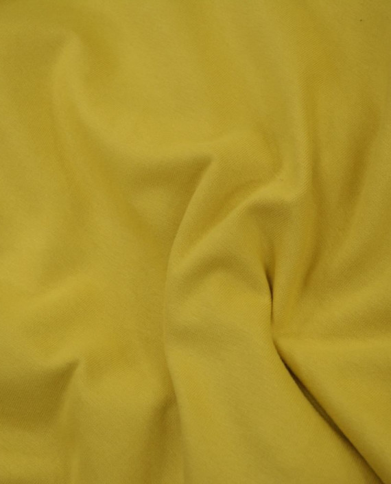Трикотаж Плотный Хлопок 2476 цвет желтый картинка 1