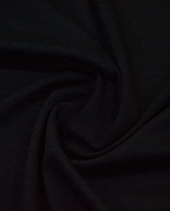 Трикотаж Плотный Принт Хлопок 2479 цвет черный картинка