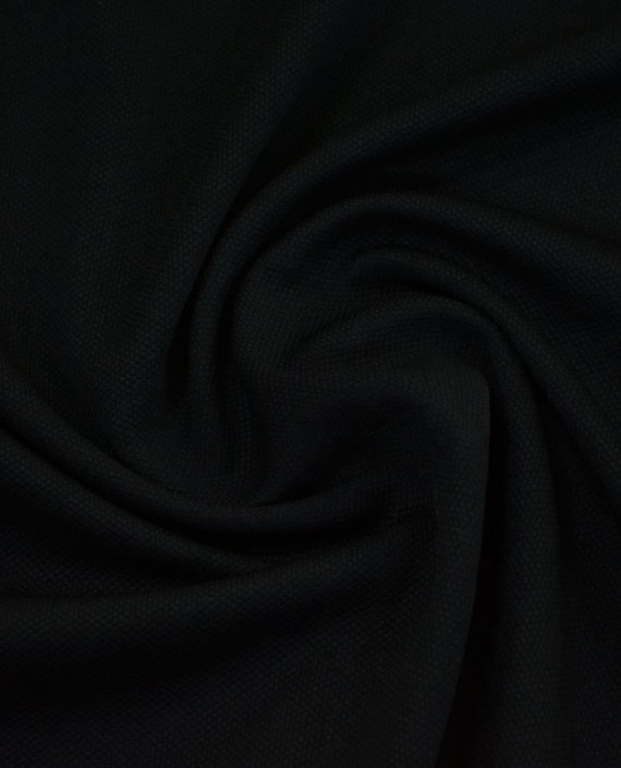Трикотаж Полиэстер 2482 цвет черный картинка