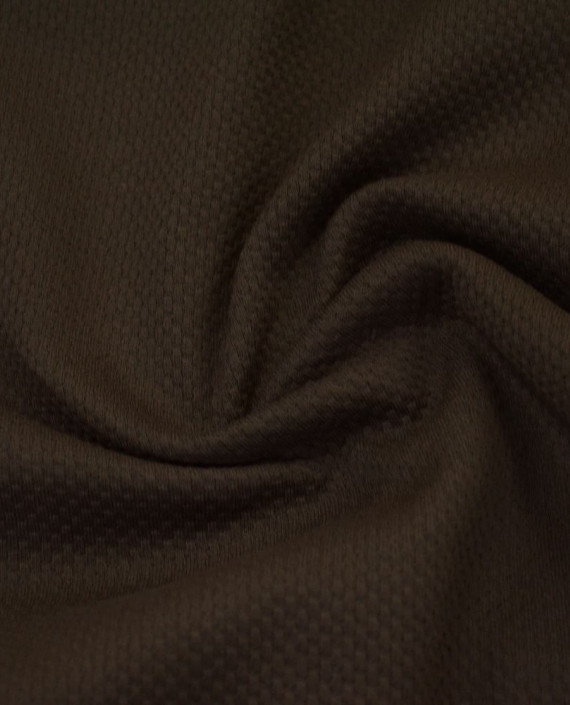 Трикотаж Плотный Хлопок 2483 цвет коричневый картинка 2