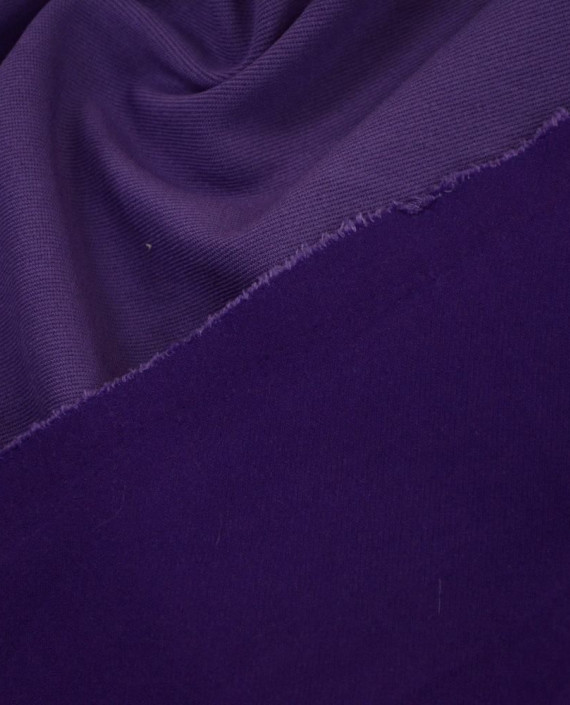 Трикотаж Плотный Хлопок 2484 цвет фиолетовый картинка 1