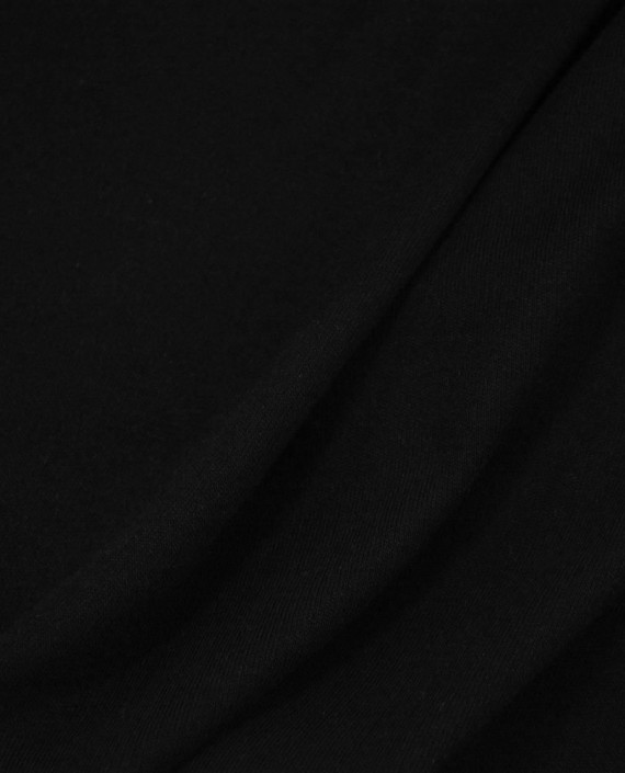 Трикотаж Полиэстер 2486 цвет черный картинка 2