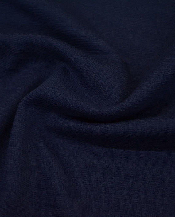 Трикотаж Джерси Шерсть 2503 цвет синий картинка 1
